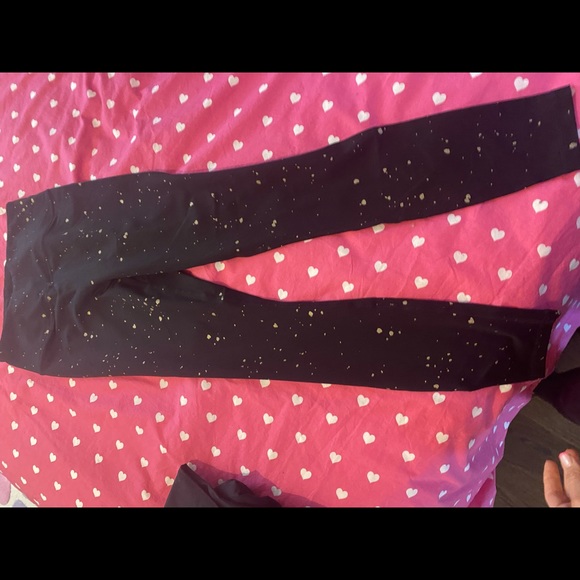 Spirtual Gangster stripped leggings and splatter - Picture 1 of 4